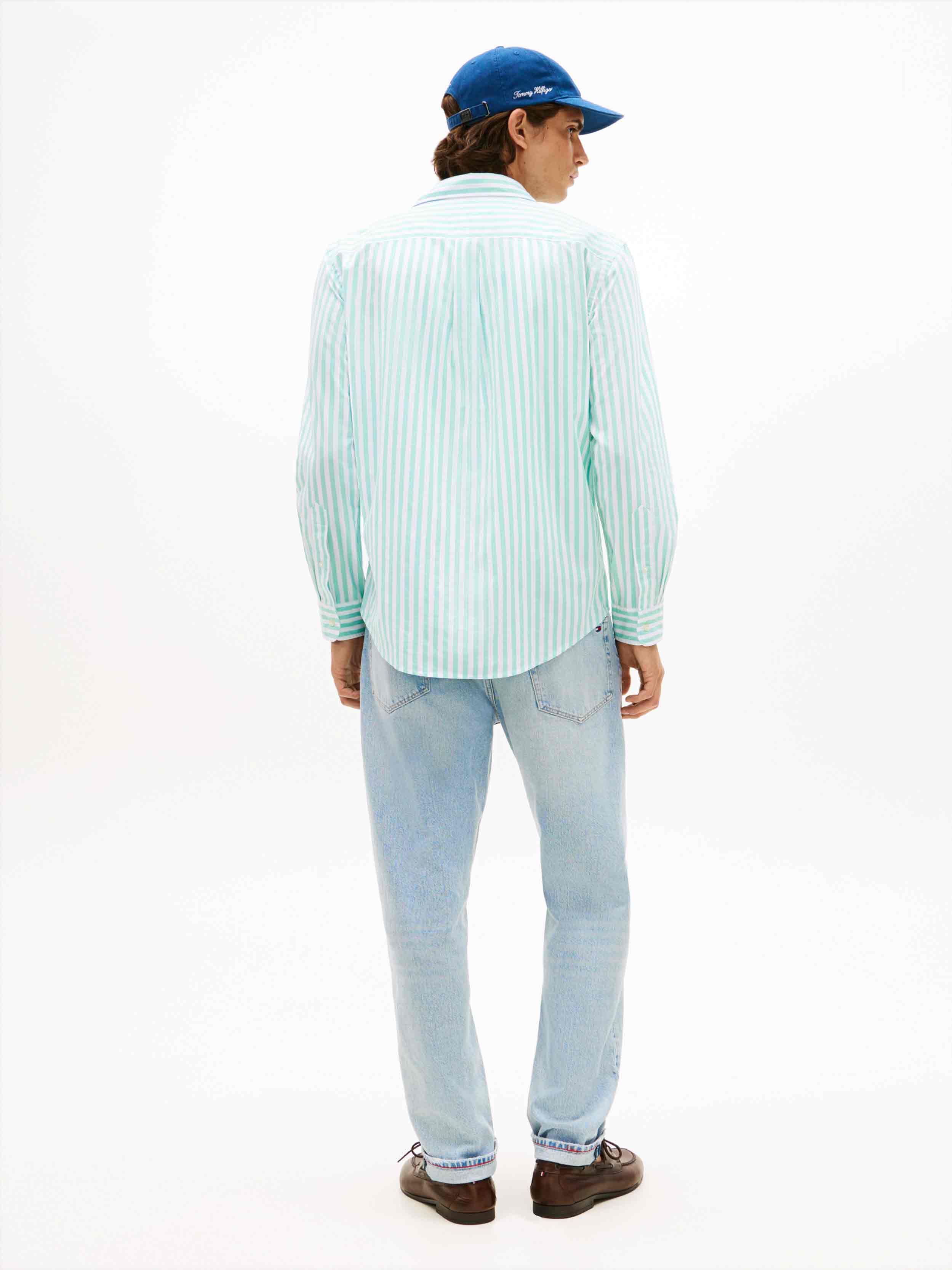 Green \ White Stripe