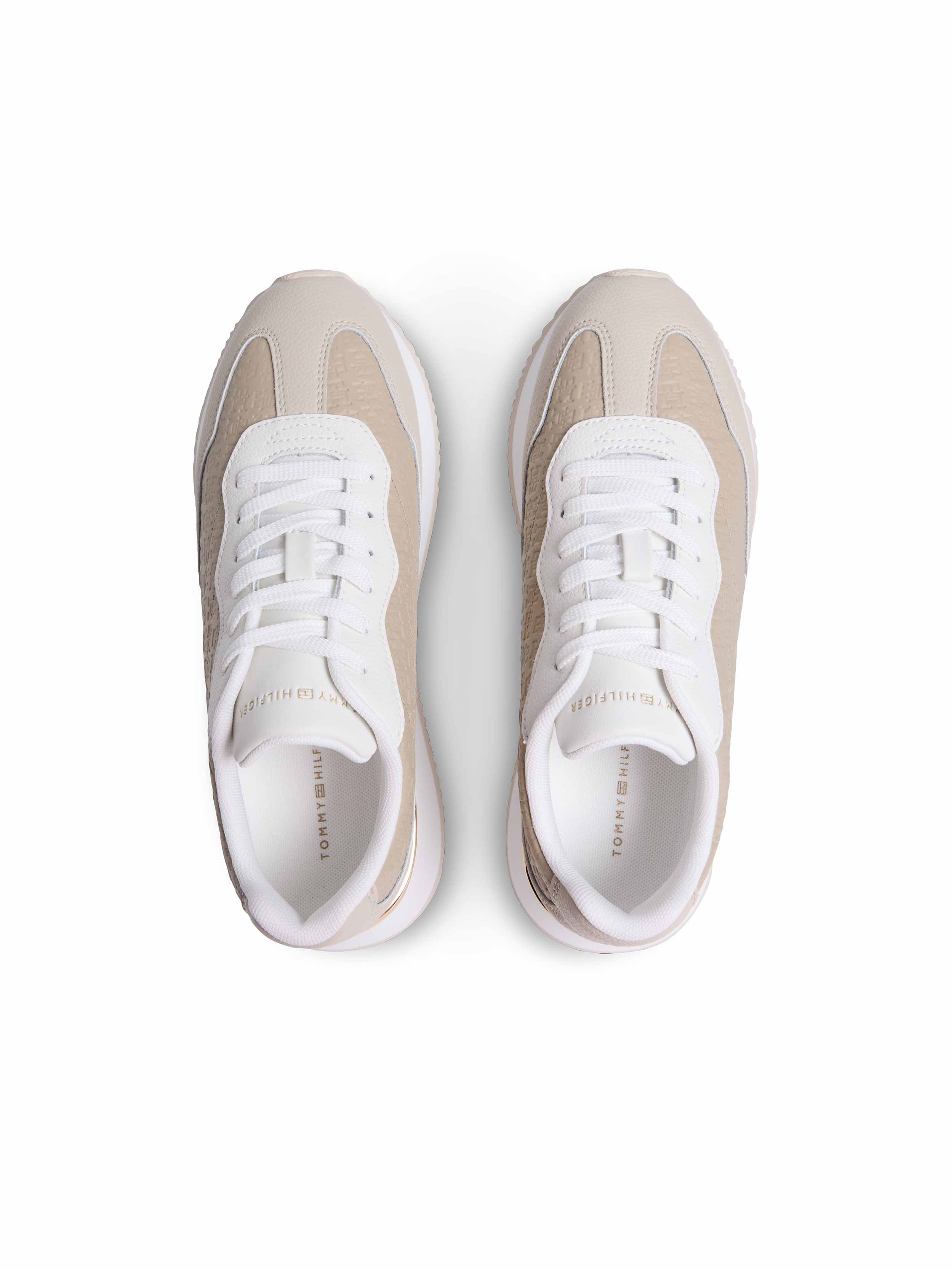 Beige/White