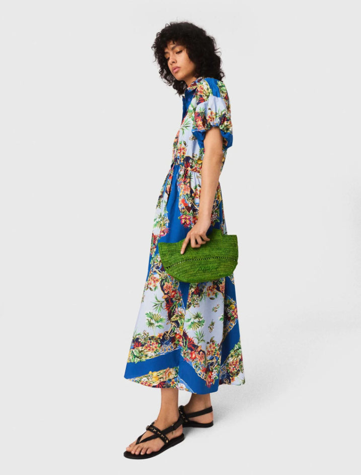 maje patterned maxi dress Maje