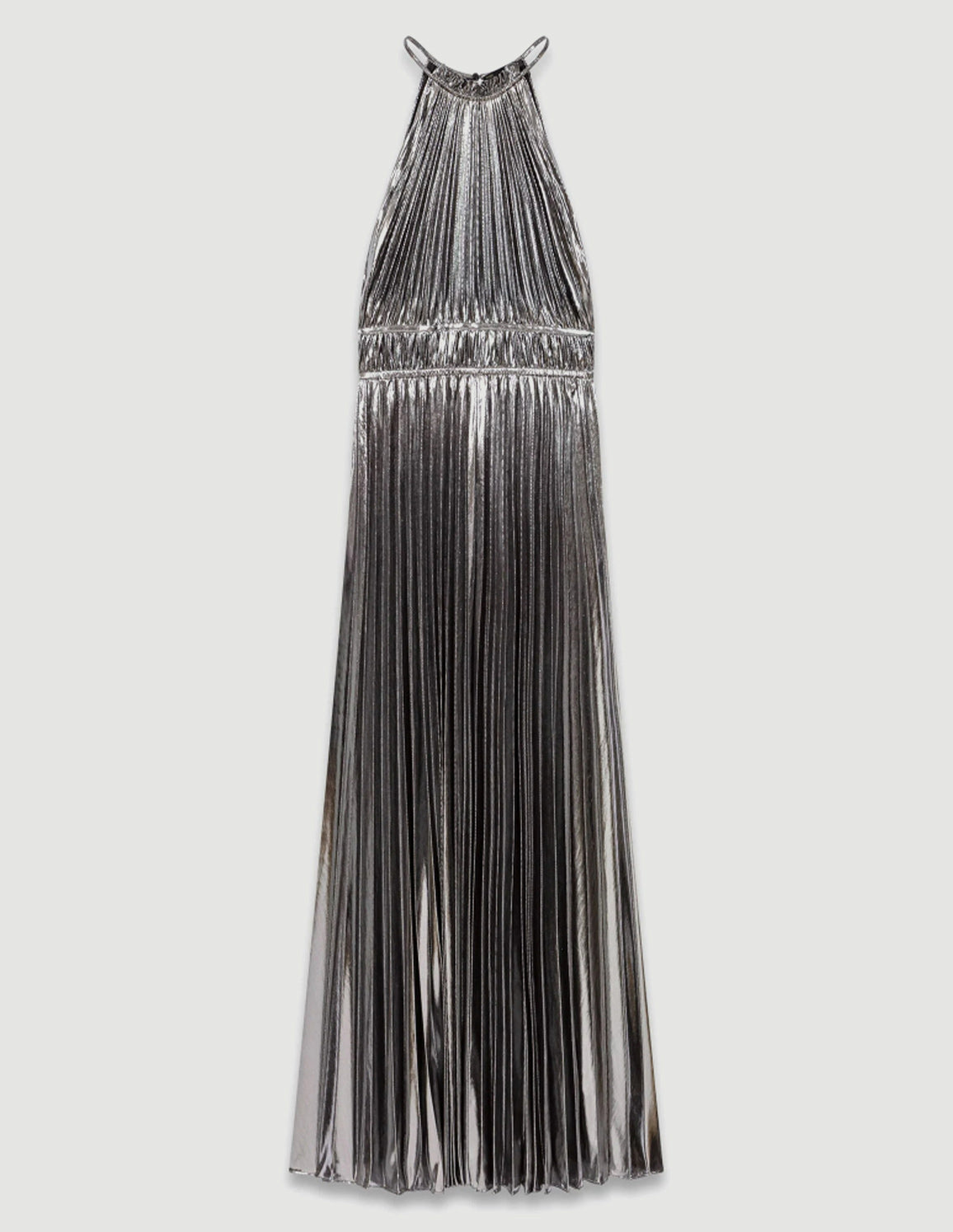 maje silver dress Short silver dress Black / Gray For Women