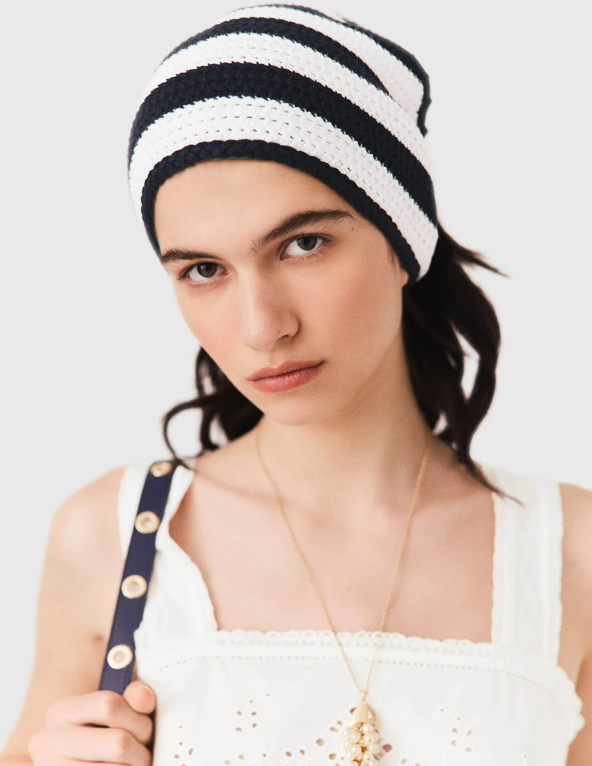 White / Navy