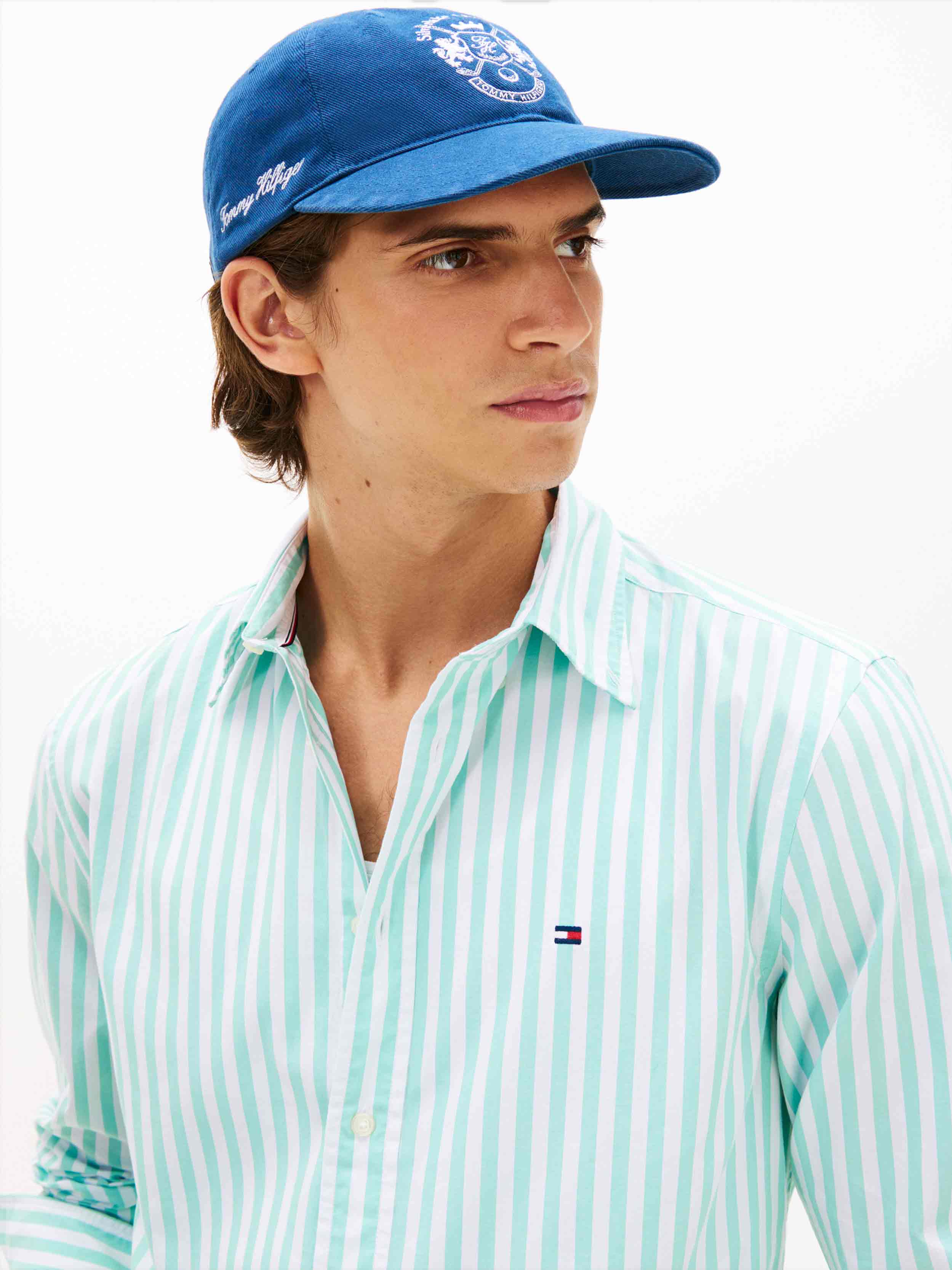 Green \ White Stripe