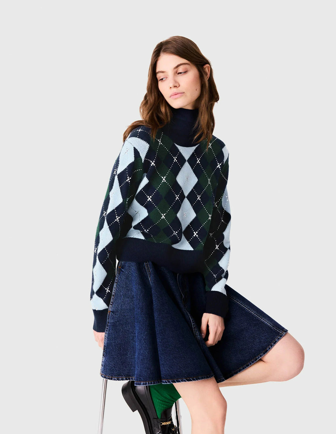 Navy/Green