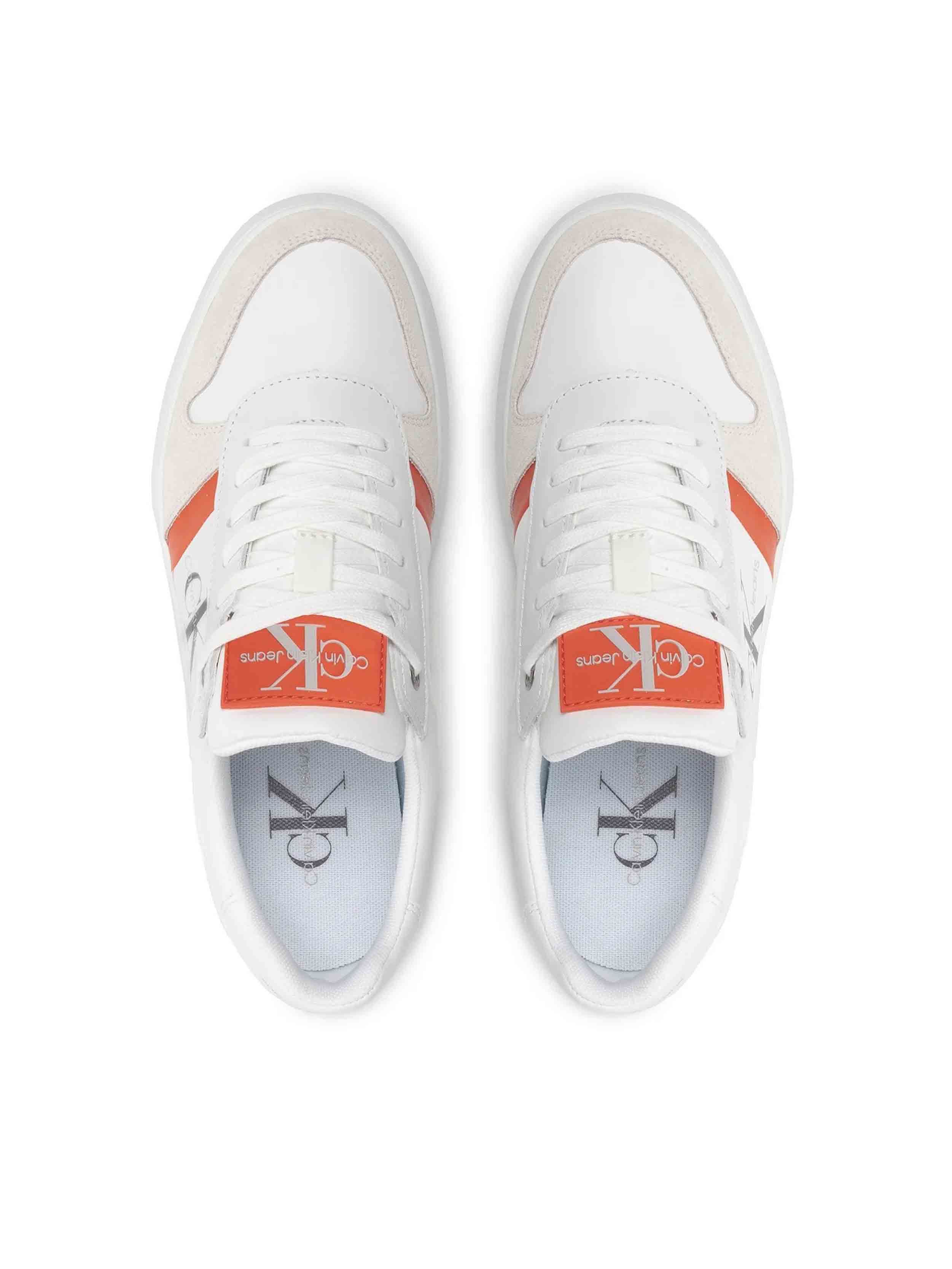 White/Orange