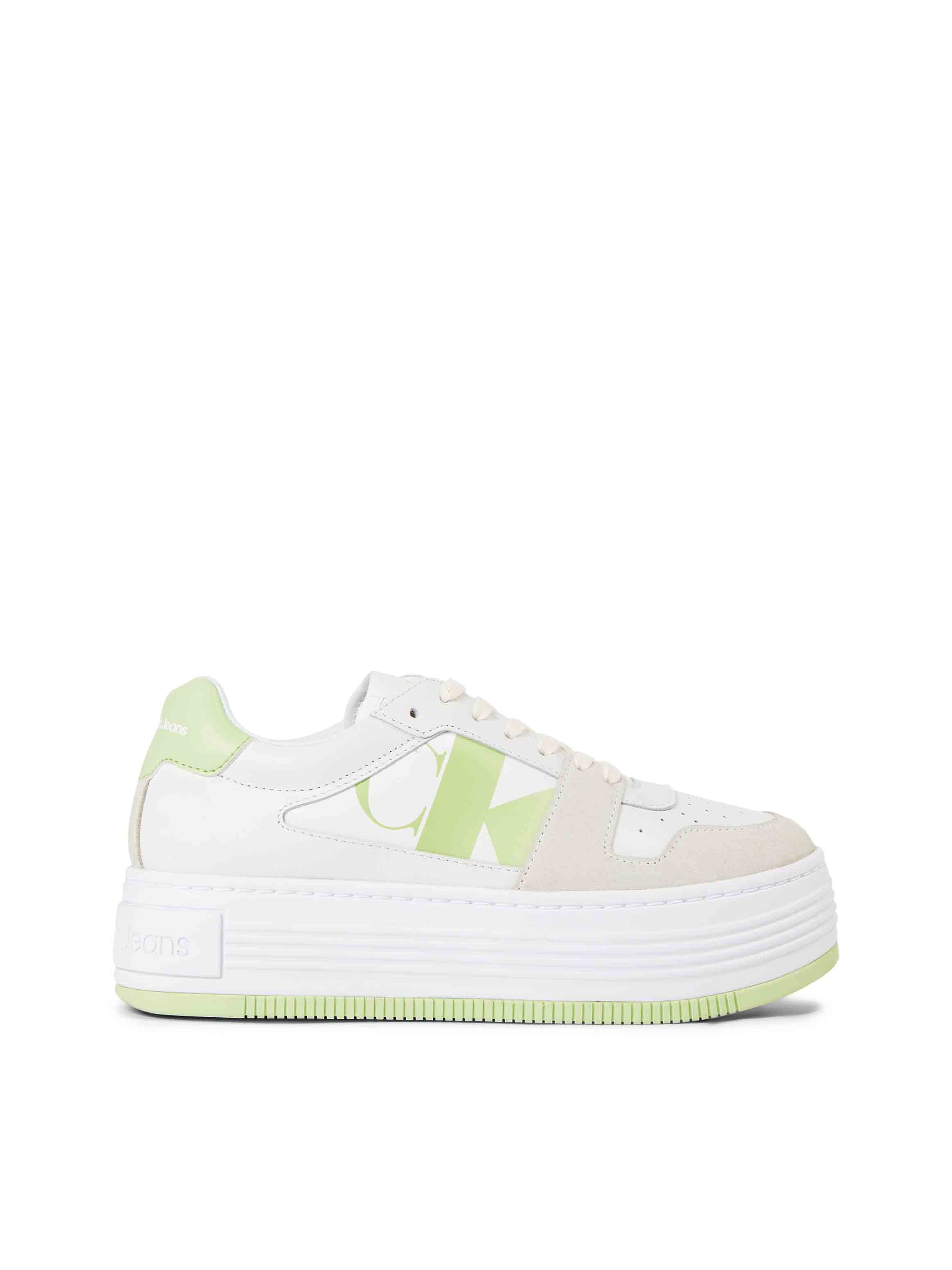 white /green