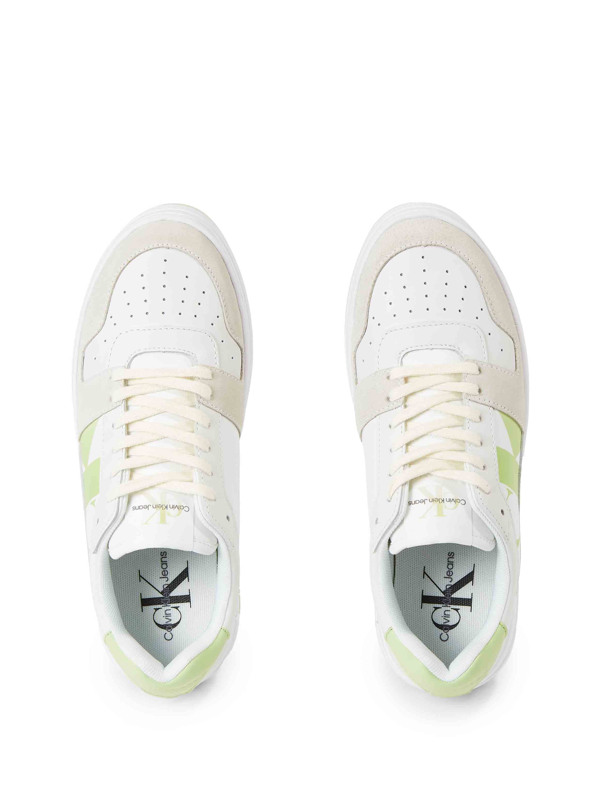 white /green