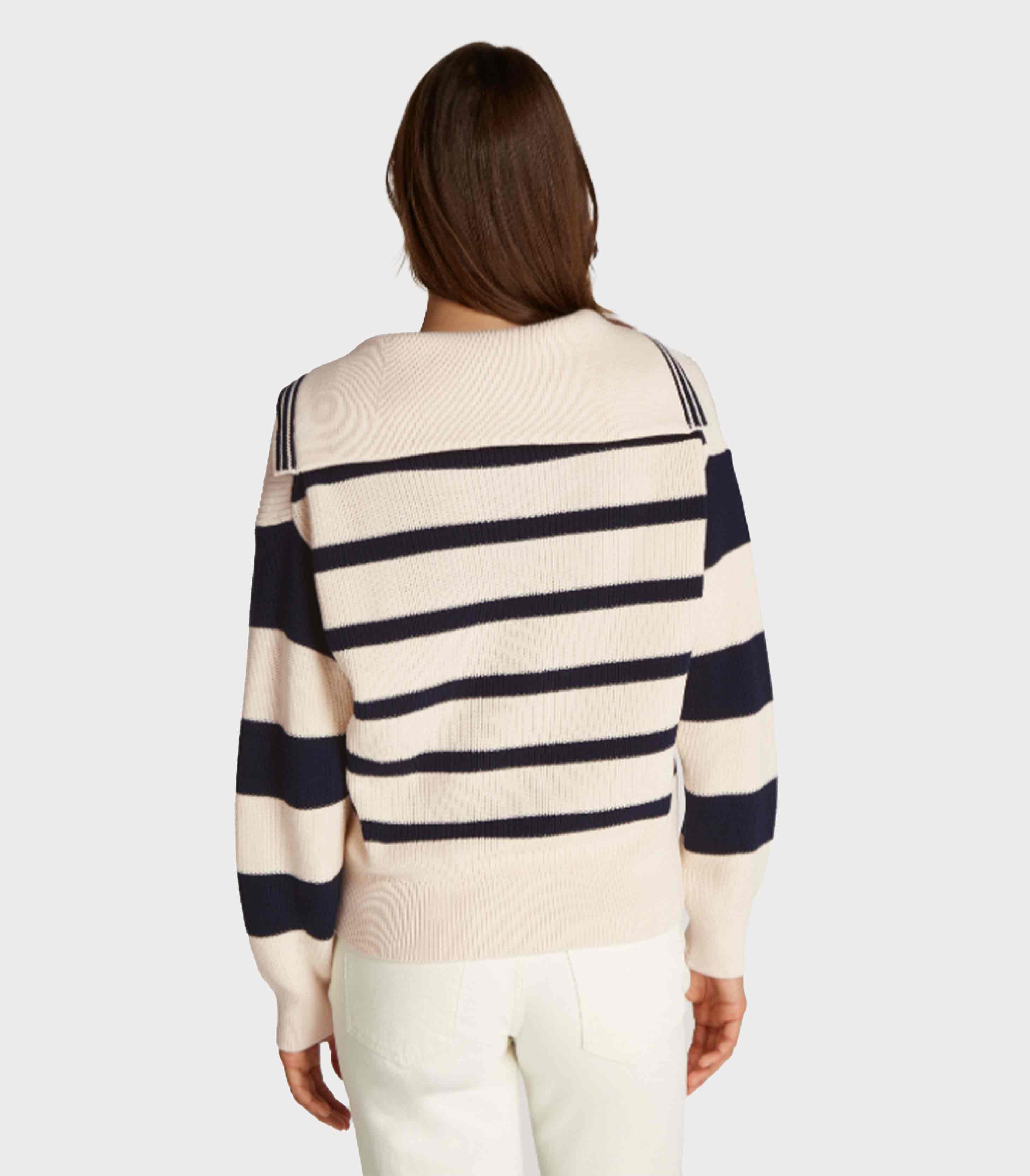 Cream/ Navy